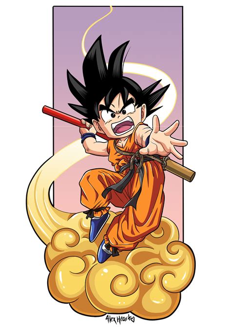 Artstation Kid Goku Nimbus