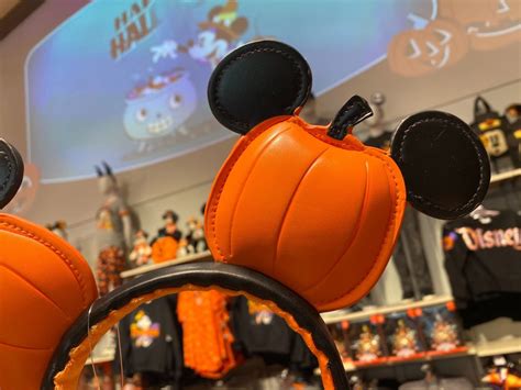 Photos New Mickey Pumpkin Ear Headband Arrives At The Disneyland