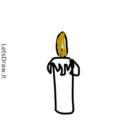 How To Draw Melting Candle Zwh3c88w9png Letsdrawit