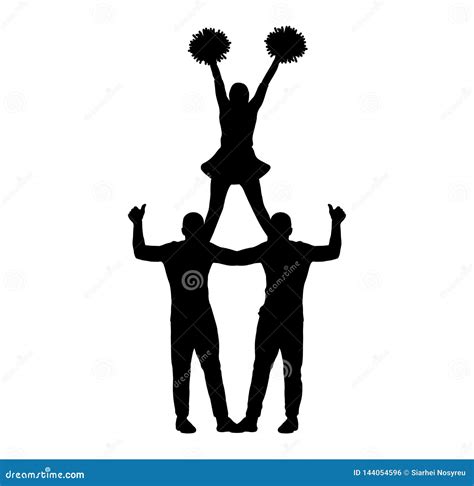 Male Cheerleader Clipart