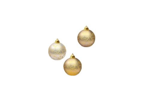 Golden Christmas Ball Png Picture Png Mart