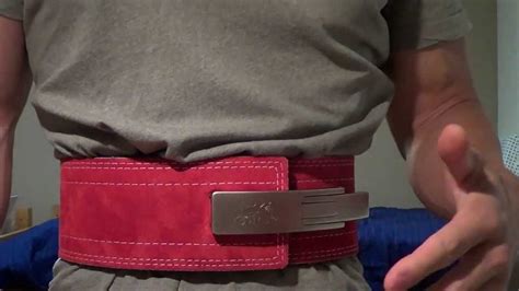 New Lifting Belt How To Break In Crain Or Inzer Belt Youtube