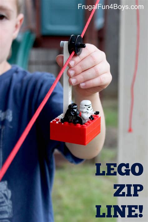 Here's how you make it: Build a LEGO Zipline!