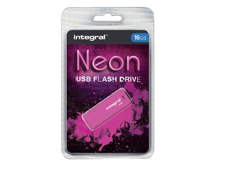 Bestel Nu Usb Stick Integral Fd 16gb Neon Roze Online Mkb