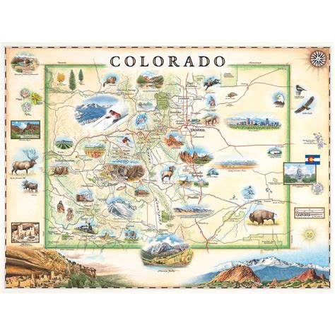 Colorado State Map Xplorer Maps