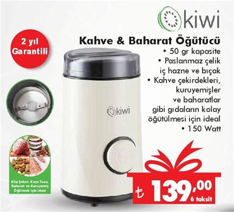 Kiwi Kahve Baharat T C Ndirimde Market