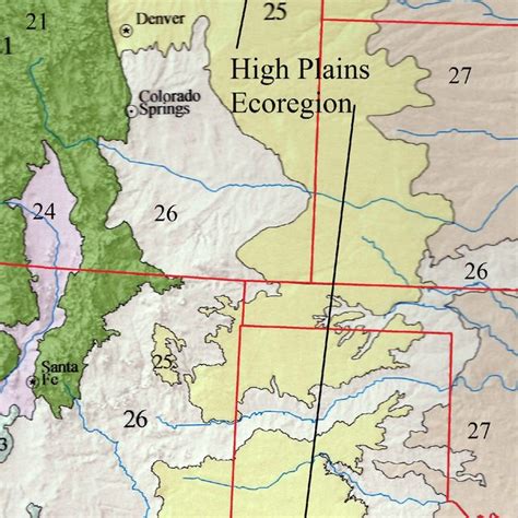 Fig A1 The High Plains Ecoregion 25 Usa From Wikipedia