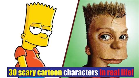 30 Scary Cartoon Characters In Real Life Cartoon In Real Life Trend