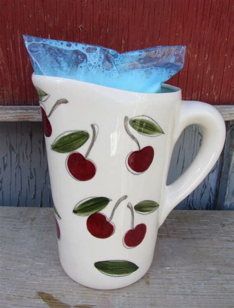 Milk Jug Milk Bag Holder Ceramic Keeps The Milk Fresh Longer Etsy