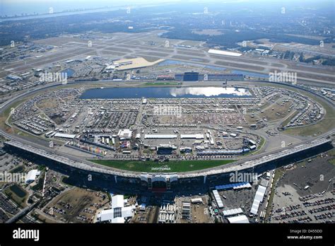 Daytona International Speedway From The Air Stock Photo Alamy