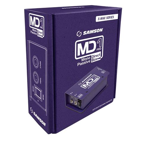 Samson Md1 Pro 1 Channel Passive Instrument Direct Box