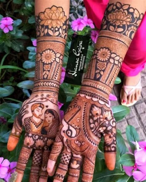 Bridal Front Hand Mehndi Design K4 Fashion