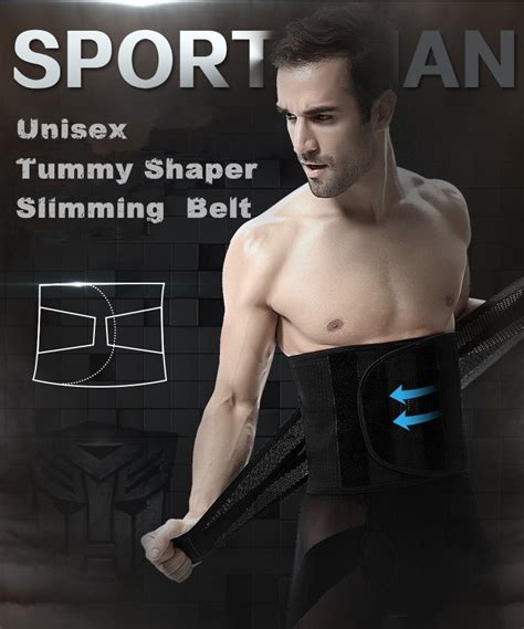 Unisex Slimming Body Tummy Waist Wrap Belt Shaper Shapewear Adjust