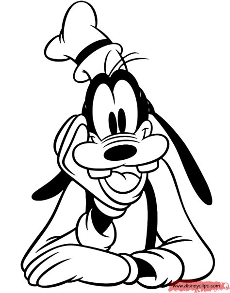 Disneys Goofy Coloring Pages