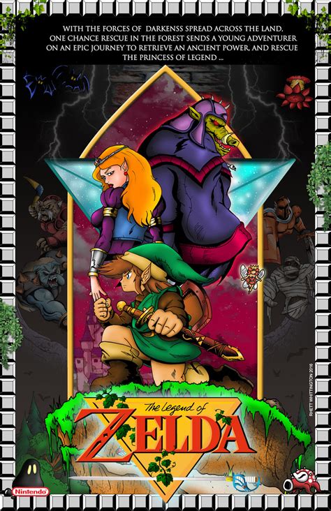 Legend Of Zelda Nes Poster By Whittingtonrhett On Deviantart