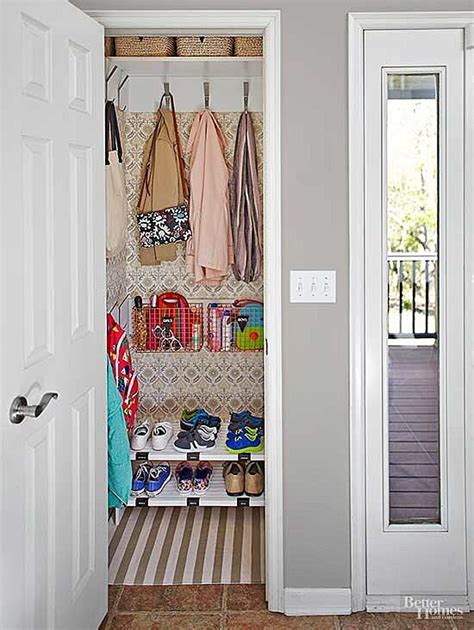Double Closet Space With One Easy Swap In 2020 Entryway Storage