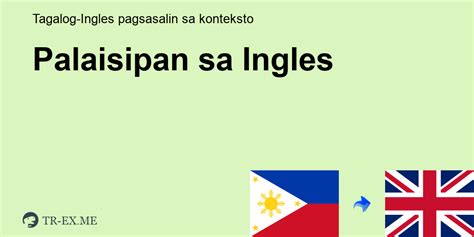 Palaisipan Meaning In English Filipino To English Translation