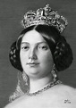 Retratos a carbón y grafito: Isabel II de Borbón