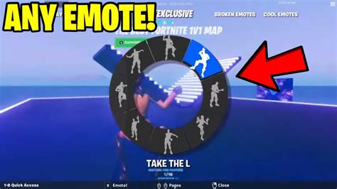 How To Get Any Emote In Your Fortnite Creative Island Youtube