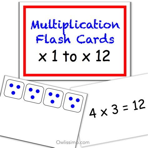 Printable Multiplication Flash Cards Printable Multiplication Flash Cards