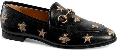 Gucci Jordaan Embroidered Bee Loafer In Black Pre Order This Style