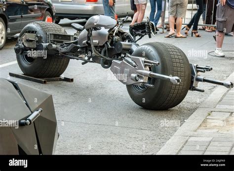 Batpod Motorcycle Used In The Batman Sequel The Dark Knight Touring The