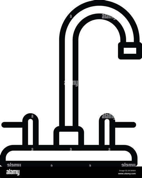 Faucet Icon Outline Style Stock Vector Image And Art Alamy