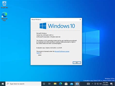Windows 10 Pro Insider Preview X64 Build 21387 Microsoft Free