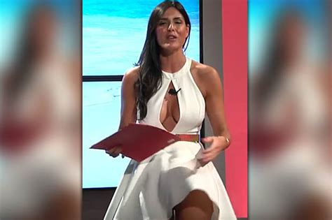 Italian News Presenter Flashes Underwear In TV Wardrobe Malfunction
