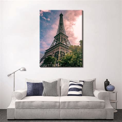 Eiffel Tower Paris France Canvas Wall Art Images Pictures Of Paris Fra