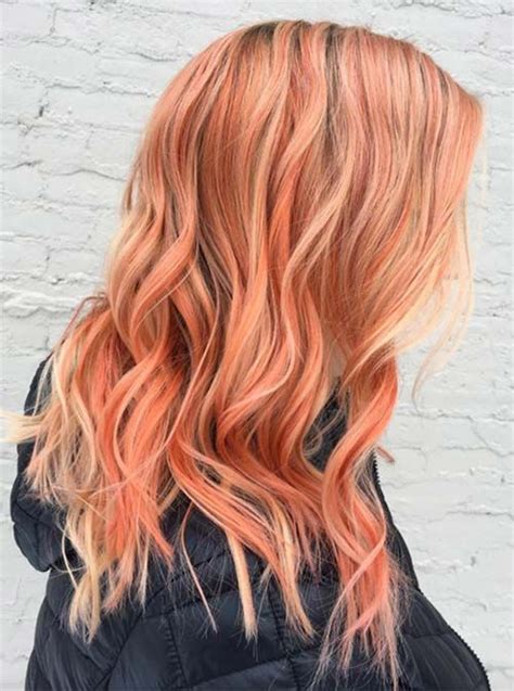 Tom ford парфюмерная вода bitter peach. 67 Pretty Peach Haarfarbe Ideen: So färben Sie Ihre Haare ...