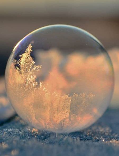 Stunning Photos Of Frozen Soap Bubbles At Minus 9 Degrees Centigrade