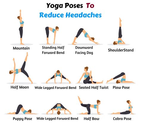 Yoga Poses To Reduce Headaches Yoga For Headaches Easy Yoga Workouts
