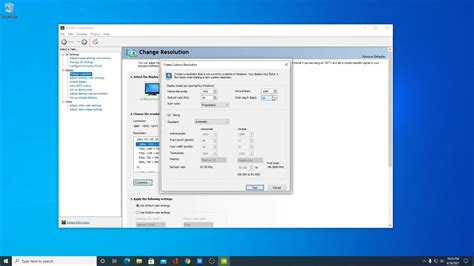 How To Set Custom Screen Resolution On Windows 10 Youtube