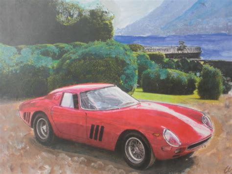 Ferrari 250 Gto Art By Wallace Wyss