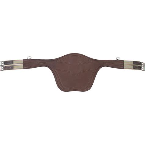 M Toulouse Platinum Padded Leather Belly Guard Jumper Girth