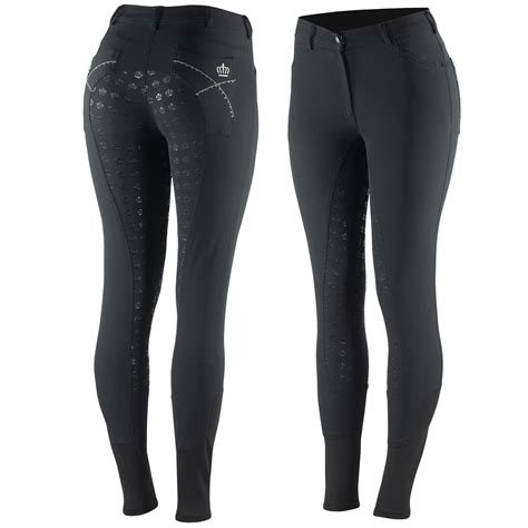 Buy Womens Silicone Full Seat Riding Breeches With Crystals Horzeie
