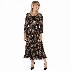 Women 39 S Taylor Dress Tiered Ruffled Floral Midi Dress