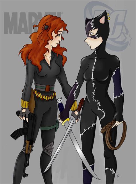 Black Widow Vs Catwoman By Kilimiria On Deviantart