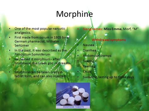 Heroin is made from morphine, and heroin converts to morphine in the body. What is morphine made from MISHKANET.COM