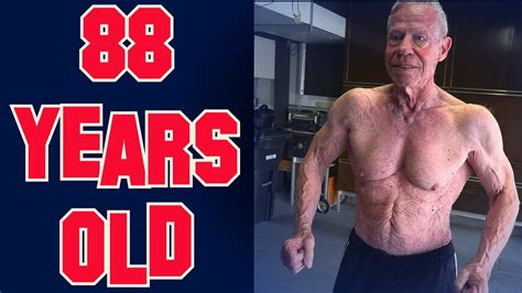 88 Year Old Bodybuilder Post Workout Posing Jim Arrington Youtube