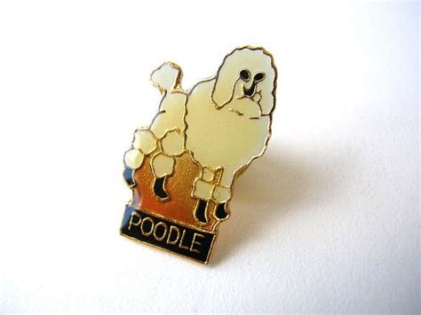 Vintage Poodle Lapel Pin Dog Tie Tack Veterinarian T Etsy