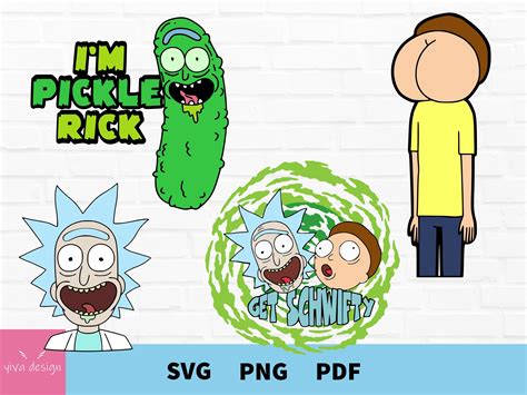 Rick And Morty Svg Rick And Morty Clipart Rick And Morty Cut Etsy