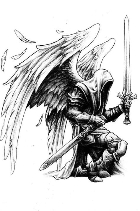 Warrior Angel Drawing At Explore Collection Of