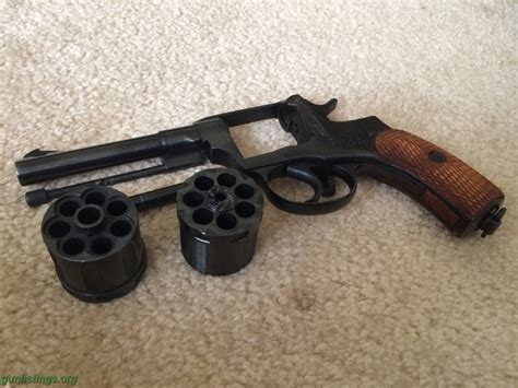 Pistols 1937 Russian Tula M1895 Nagant Revolver W32