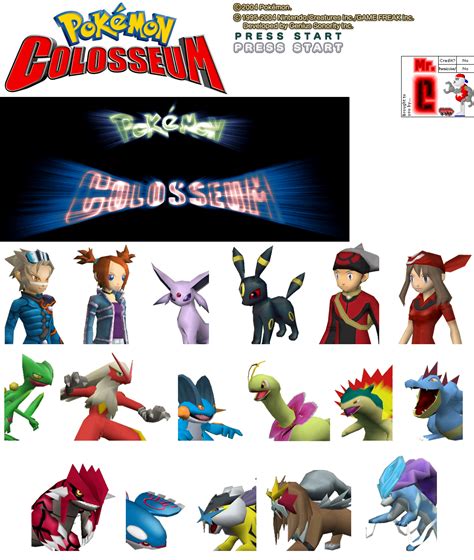 The Spriters Resource Full Sheet View Pokémon Colosseum Title
