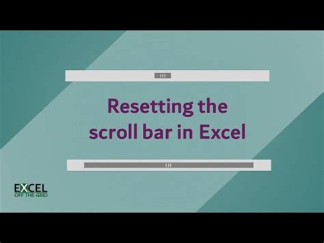 Go to the developer tab how to fix scrollbar in excel to get rid of extra empty ? Resetting the scroll bar in Excel | Excel Off The Grid ...