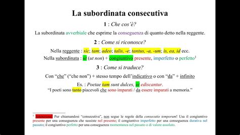 La Subordinata Consecutiva In Latino Definizione Riconoscimento Traduzione Pillole Di