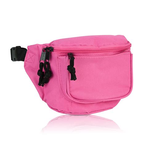 Dalix Fanny Pack 7 Travel Belt Pouch Waist Wallet Bag W 3 Pockets In