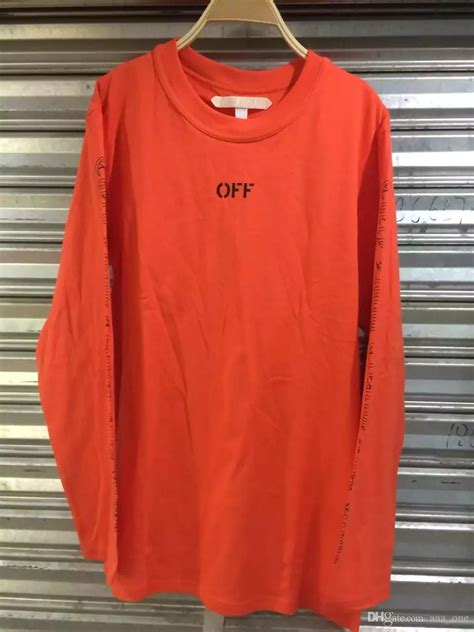 Vlone X Off White X Kanye West Long Sleeved Shirt Crewneck Kanye West